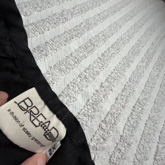 Bread Womens Sz 2X Black Crewneck Sleeveless Pullover Comfy Stretch Tank Top - Picture 3 of 9